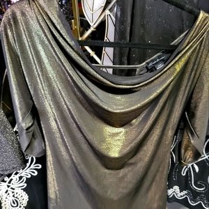 Gold ladies shirt medium